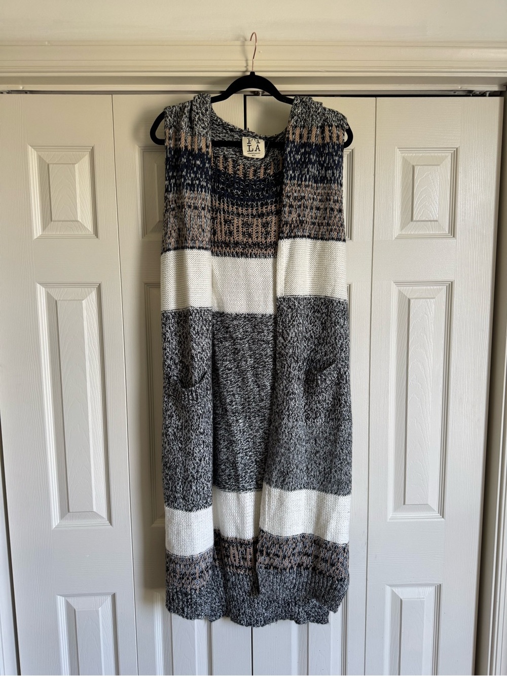 PPLA Miles Knit Hooded Vest Size M/L